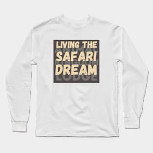 Disney Animal Kingdom Lodge, LIving Safari Dream Long Sleeve T-Shirt